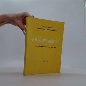Veřejné Knihovny ČSR - Statistický přehled o činnosti v roce 198