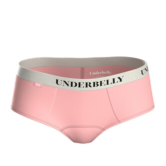 Menstruační kalhotky Underbelly Lowee růžové (LOWEE-RU-BI-1-PAD) M