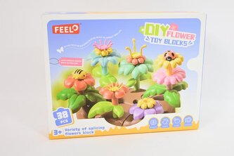 Układanka kwiatki 38el G215073 87335