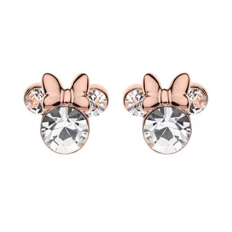 Třpytivé bronzové náušnice pecky Minnie Mouse ES00003PRWL.CS Disney