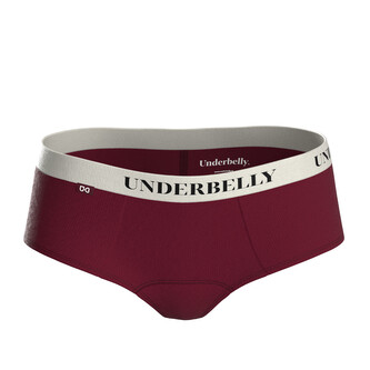 Menstruační kalhotky Underbelly Lowee červené (LOWEE-BO-BI-1-MM) XL
