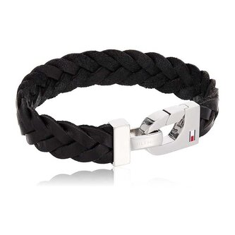Módní kožený náramek s ocelovou sponou 2700872 Tommy Hilfiger