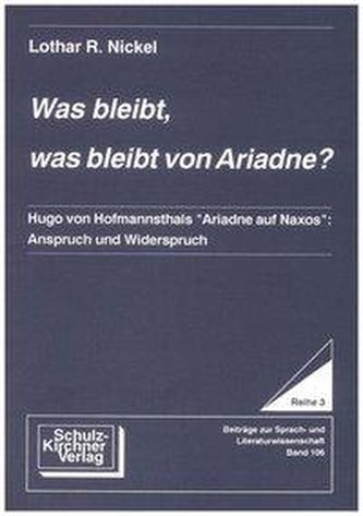 Was bleibt, was bleibt von Ariadne?