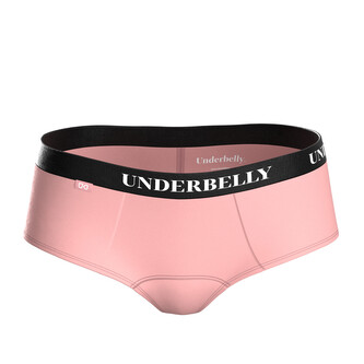 Menstruační kalhotky Underbelly Lowee růžové (LOWEE-RU-CE-1-PAD) M