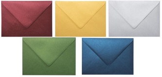 Koperty B6 perłowe op-50 szt