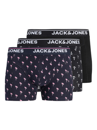 3PACK pánské boxerky Jack and Jones vícebarevné (12295181) XL