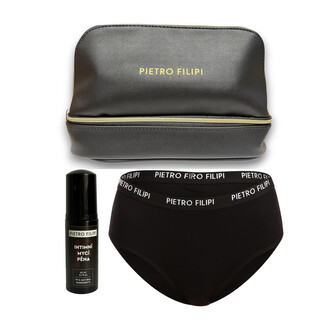 Dámská dárková kosmetická taštička menstruační kalhotky a intimní mycí pěna Pietro Filipi (4PTJVIG) XL