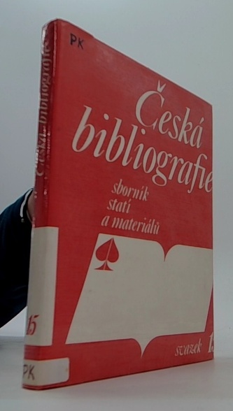 Česká bibliografie sborník tatí a materiálů svazek 15
