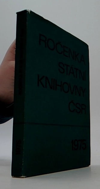 Ročenka státní knihovny ČSSR 1975