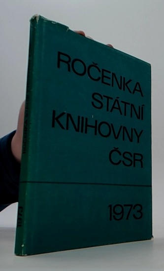 Ročenka státní knihovny ČSR 1973