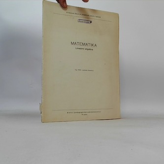 Matematika: Lineární algebra