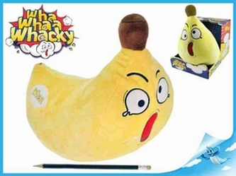 Wha Whaa Whacky Banán 33cm plyšový na baterie se zvukem 0m+ v krabičce