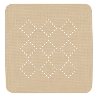 Spirella protiskluzová podložka do sprchy ALASKA, béžová, PVC, 55 x 55 cm