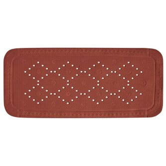 Spirella protiskluzová podložka do vany ALASKA, terakota, PVC, 91 x 36 cm