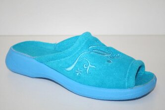 931D014 41 pant. lOLIVIA OŠ celofroté tyrkys modrá 931D014_41