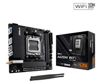 ASRock MB Sc AM5 A620AI WIFI  AMD A620A, 2xDDR5, 1xHDMI, WIFI
