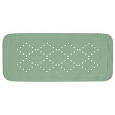 Spirella protiskluzová podložka do vany ALASKA, bazalkově zelená, PVC, 91 x 36 cm