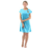 Dámská noční košile Gina modrá (19132-LZMMZM) XL