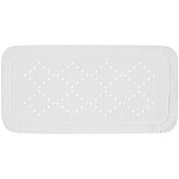 Spirella protiskluzová podložka do vany ALASKA, sněhově bílá, PVC, 91 x 36 cm