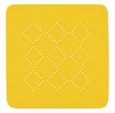 Spirella protiskluzová podložka do sprchy ALASKA, žlutá, PVC, 55 x 55 cm