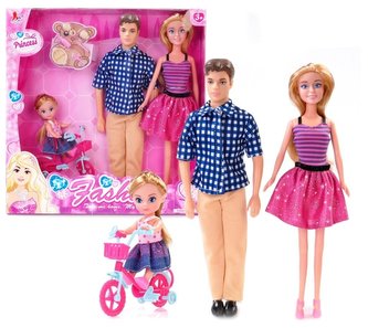 Zestaw lalek rodzina