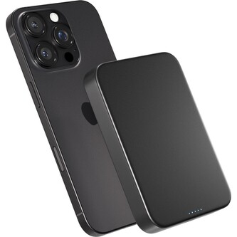 Epico UltraPack Qi2 10000mAh hliníková Mag+ bezdrátová powerbanka černá