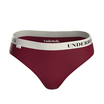 Menstruační kalhotky Underbelly Univers červené (UNIVERS-BO-BI-2-PAD) L