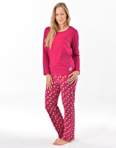 Dámské pyžamo Gina vícebarevné (19169-DFELGB) XXL