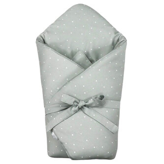 Zavinovačka - šalviová bodka - SOFTELLO, Perie, Zelená, Bodka