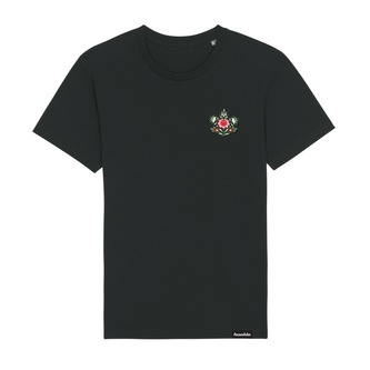 Tričko Majolika květ černé Černé XL