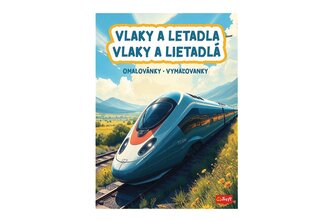 Omalovánky Vlaky a letadla 20x27,5cm