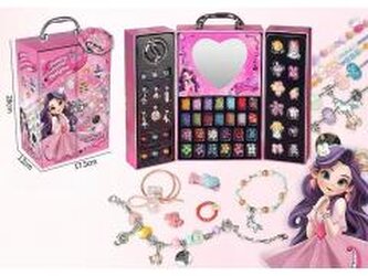 Zestaw do tworzenia bransoletek z kuferkiem