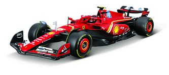 Bburago 1:24 Ferrari F1 Racing Model KIT -SF24 (2024) nr.55 Carlos Sainz with stand