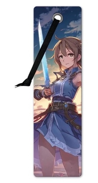 Manga záložka Dívka bojovnice