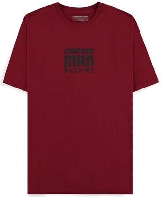 Tričko Difuzed Chainsaw Man - Bordeaux Smile XL