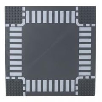 Płyta konstrukcyjna do klocków Skrzyżowanie 26x26