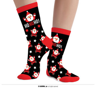 Vánoční ponožky se Santou unisex 37 - 41