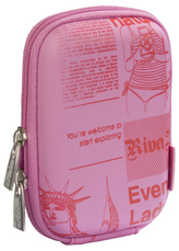 Riva Case 7023 pouzdro na fotoaparát, růžové Newspaper