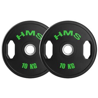 Sada pogumovaných olympijských kotoučů HMS TOG10 2 x 10 kg