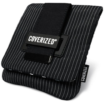 Coverized TAILOR brašna na GPS / digitální fotoaparát, černá, tenké pruhy