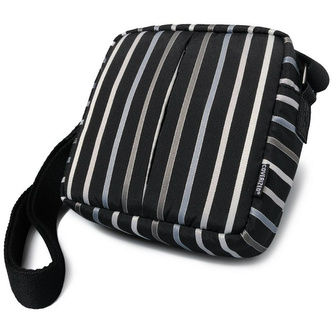 Coverized TAILOR velká brašna na foto / video, černá, široké pruhy
