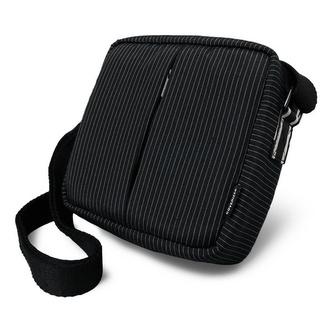 Coverized TAILOR velká brašna na foto / video, černá, tenké pruhy