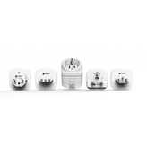 TECH set cestovních adaptérů Evropa do Evropa s integrovanou 2xUSB nabíječkou