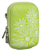 Riva Case 7023 pouzdro na fotoaparát, zelené Flowers