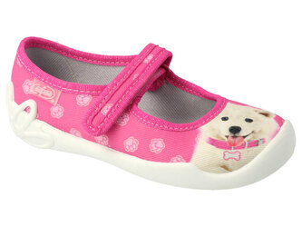 114X456 - dívčí balerínky Befado růžové, pejsek 114X456_25