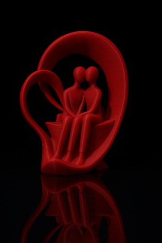 Zamilované sousoší - Šarlatová Velikost Maxi