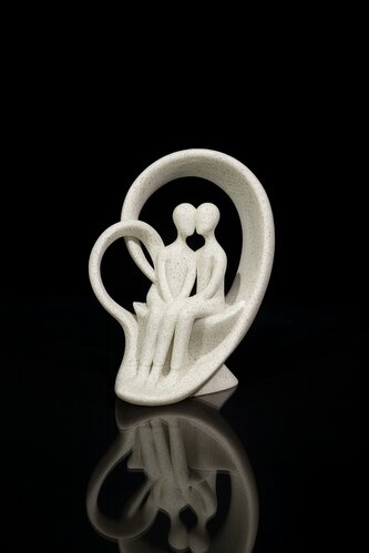 Zamilované sousoší - Mramor Velikost Standart