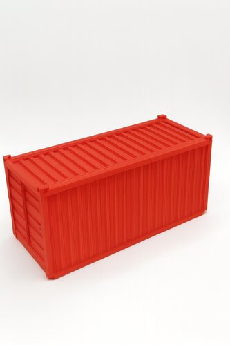 Organizér - Červený lodní kontejner Velikost Mini