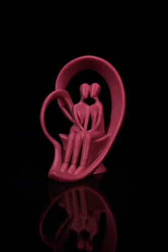 Zamilované sousoší - Kouzelná růže Velikost Maxi