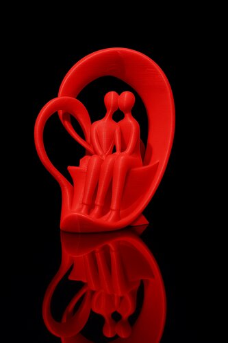 Zamilované sousoší - Červená Velikost Standart